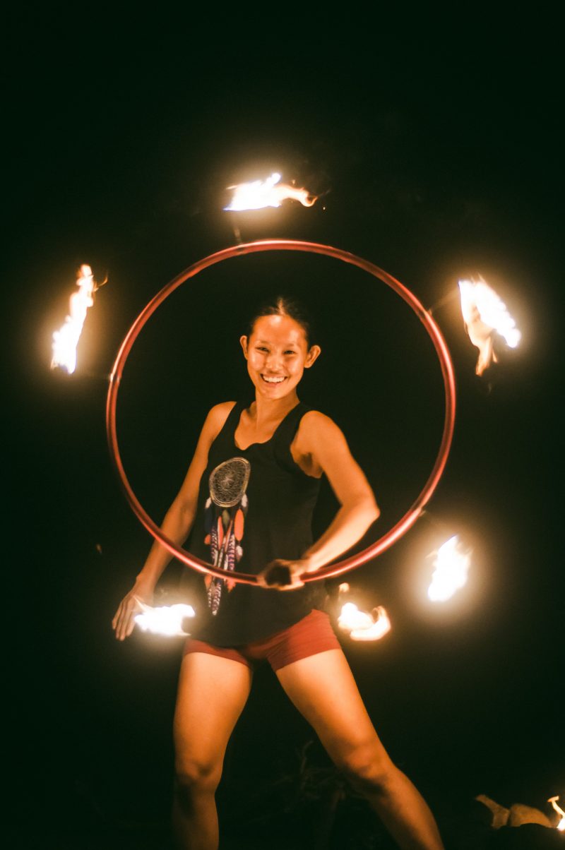 Hoop artist Atom Chanchaisiri of Samui Circus Studio based in Thailand (Photo by Mike Alegado)